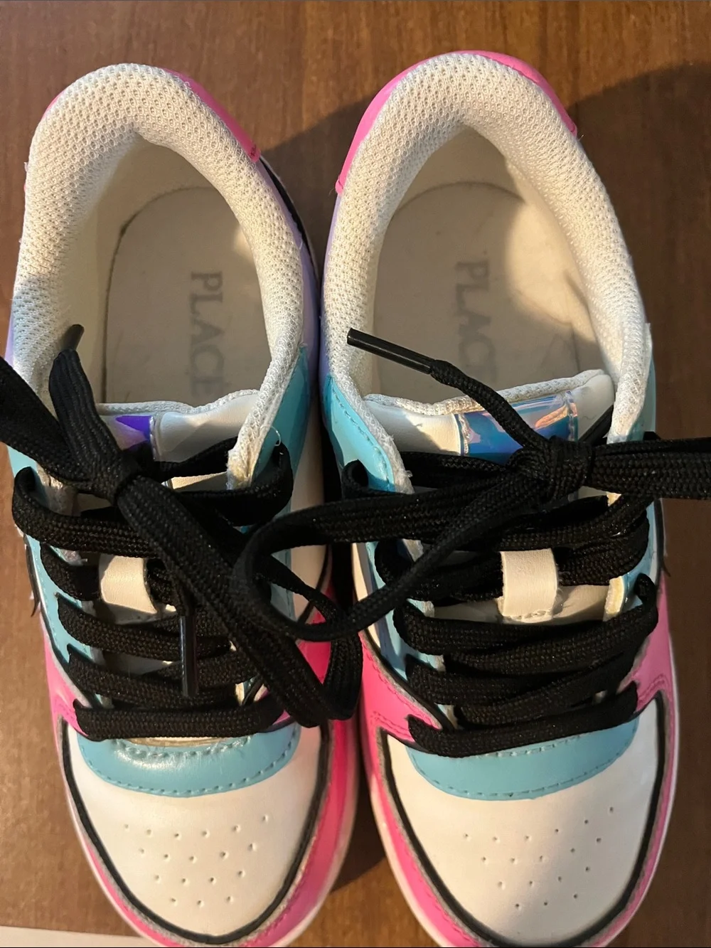 The Children's Place Pink & Light Blue Kids Sneakers